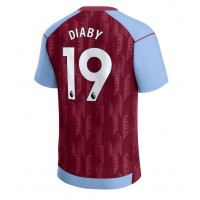Pánský Fotbalový dres Aston Villa Moussa Diaby #19 2023-24 Domácí Krátký Rukáv
